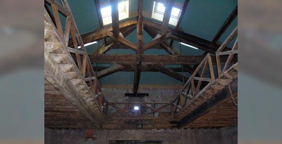 Couverture - Paziols - Charpente en bois