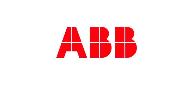 Rotes „ABB“-Logo auf weißem Hintergrund.