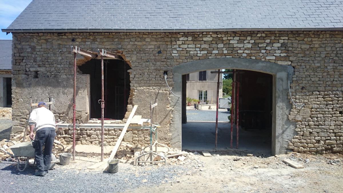 travaux façade ancienne