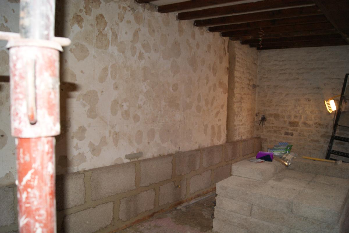 travaux mur intérieur
