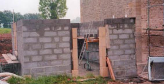 rénovation de murs extérieurs