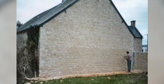 travaux de façade extérieure avant