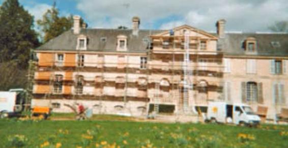 rénovation grande façade avant