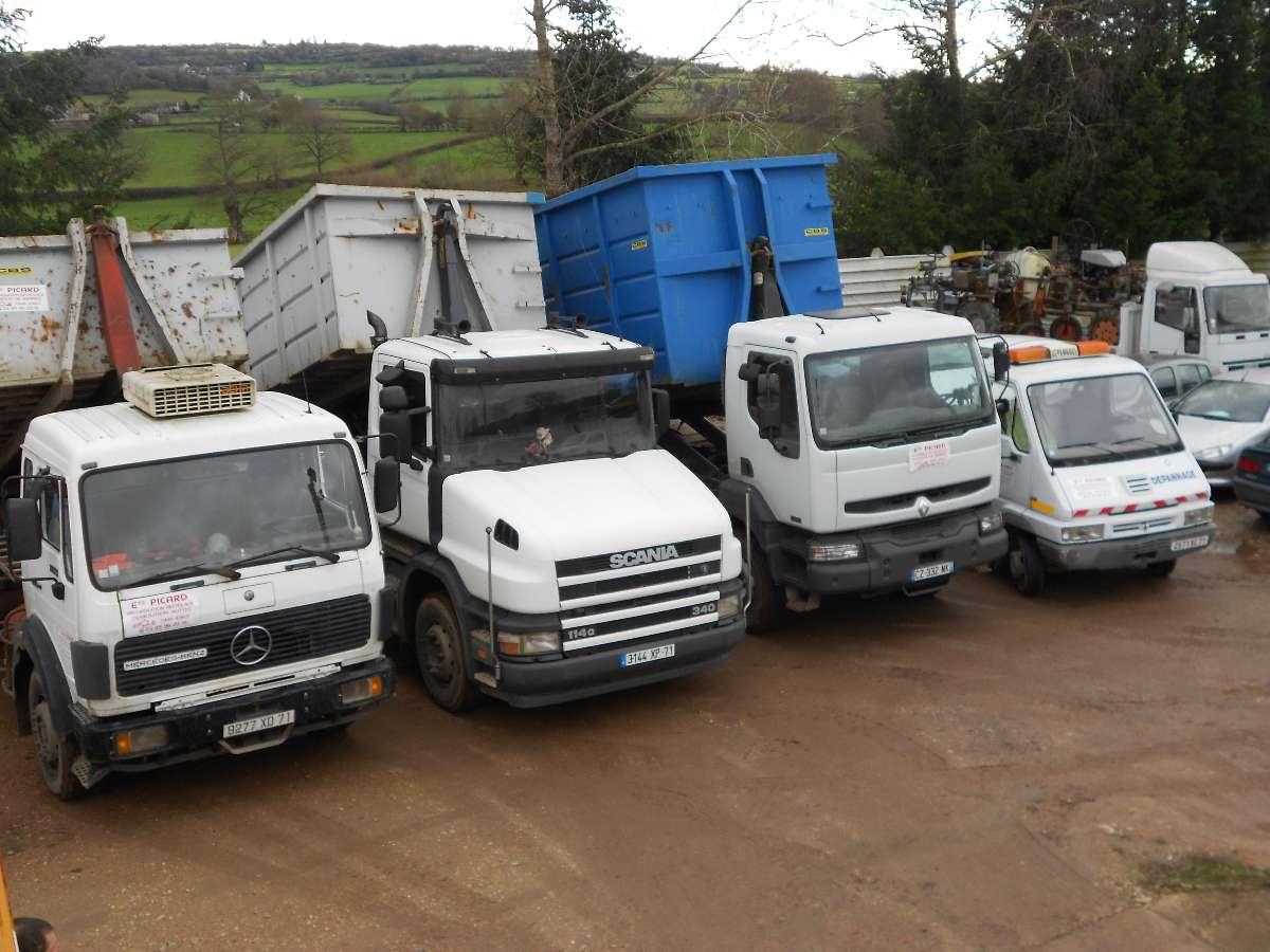 Picard à Joncy - Location de bennes