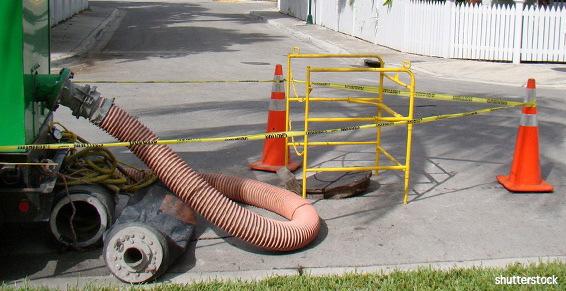 Travaux d'assainissement