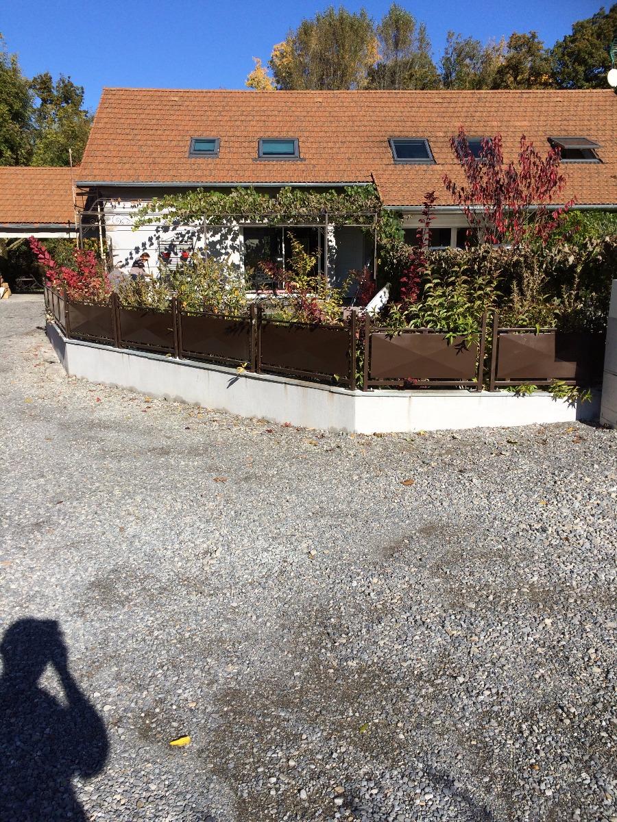 Cloture acier tole pointe de diamand serrurerie metallerie ferronerie EMS Gap 05