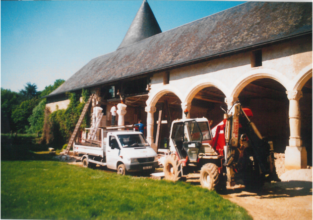 Rénovation des acrades d'un Château