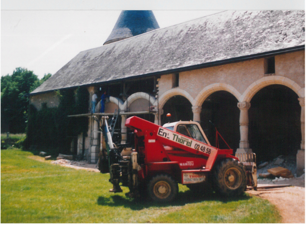 Rénovation des acrades d'un Château