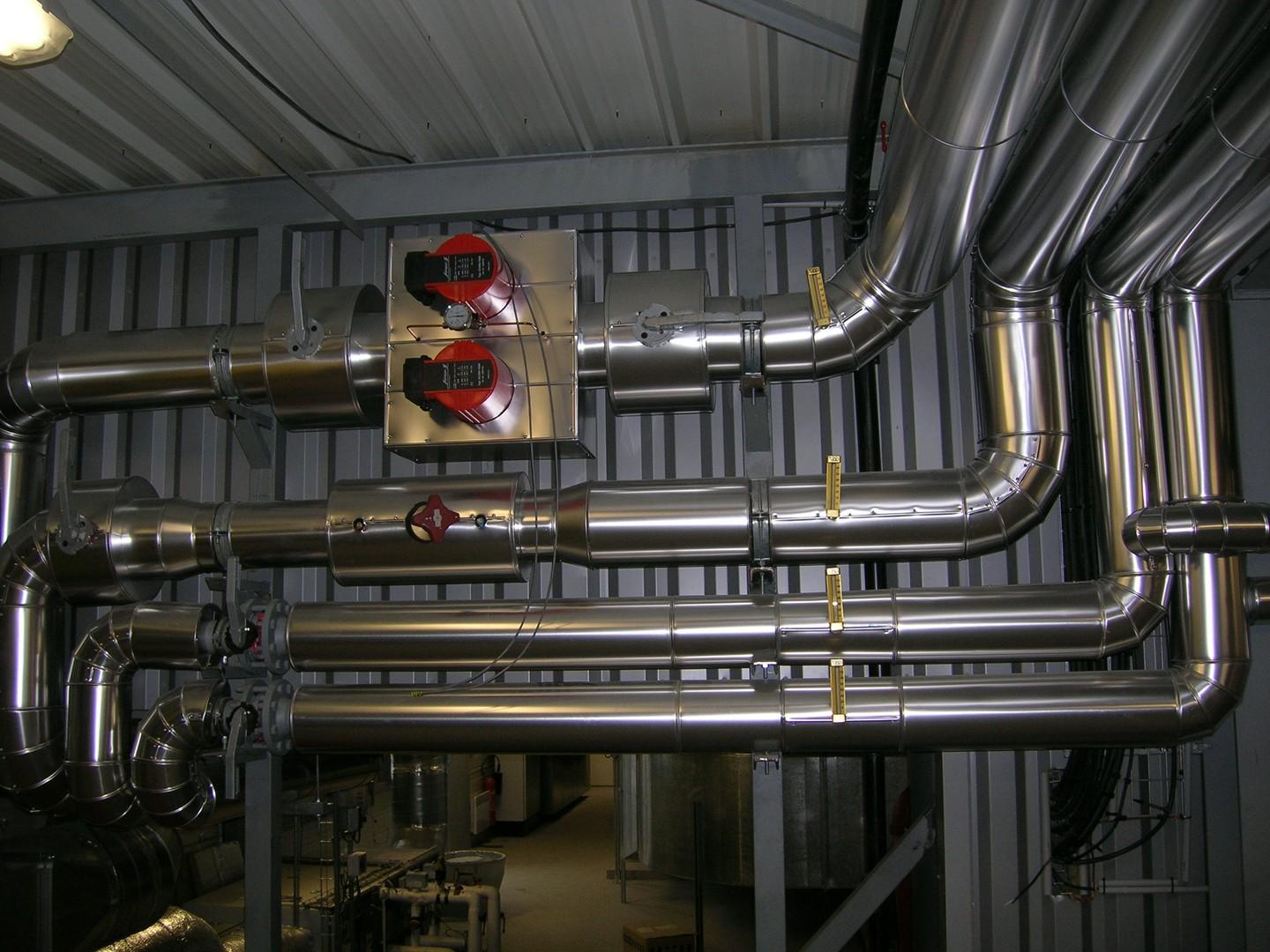 Exemple de calorifugeage réalisé