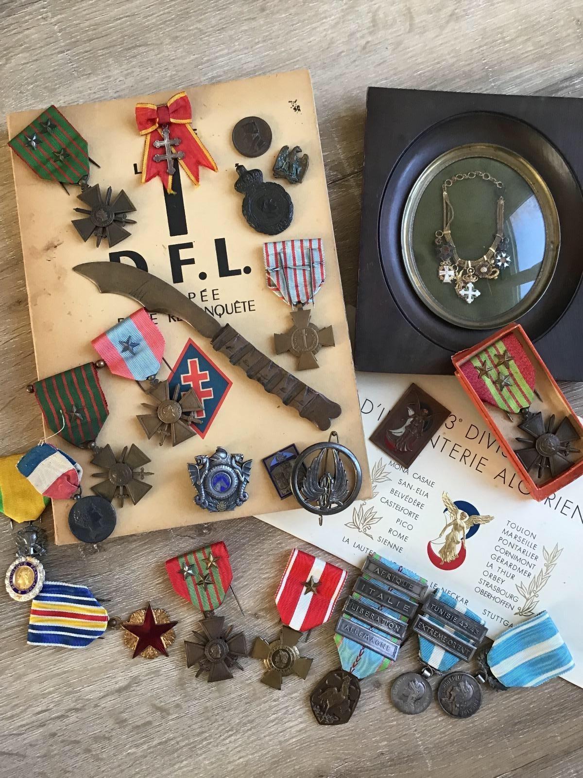 Decotations Militaire Souvenir Photos Documents