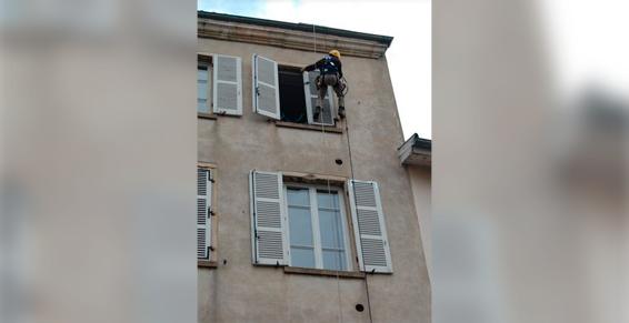 travaux cordiste et d'accés difficile batiment centre ville