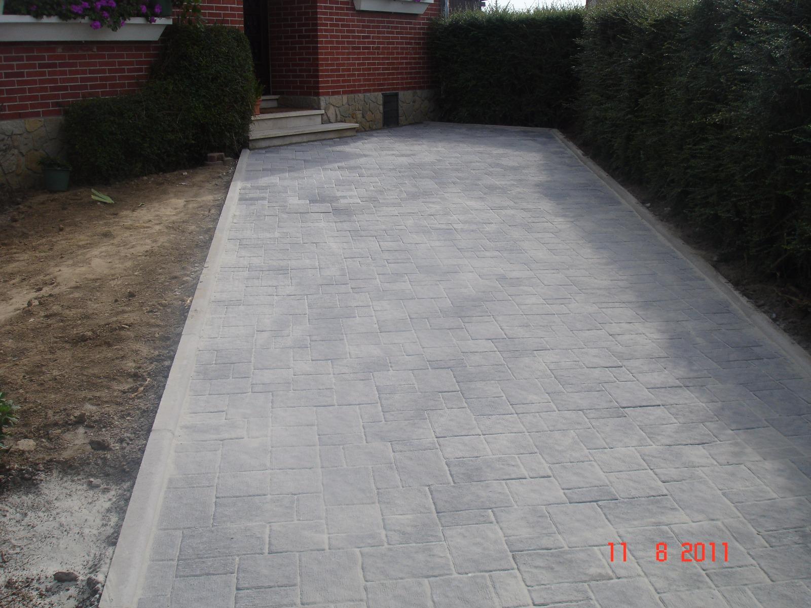 Réalisation pavage béton -Entreprise Legras-