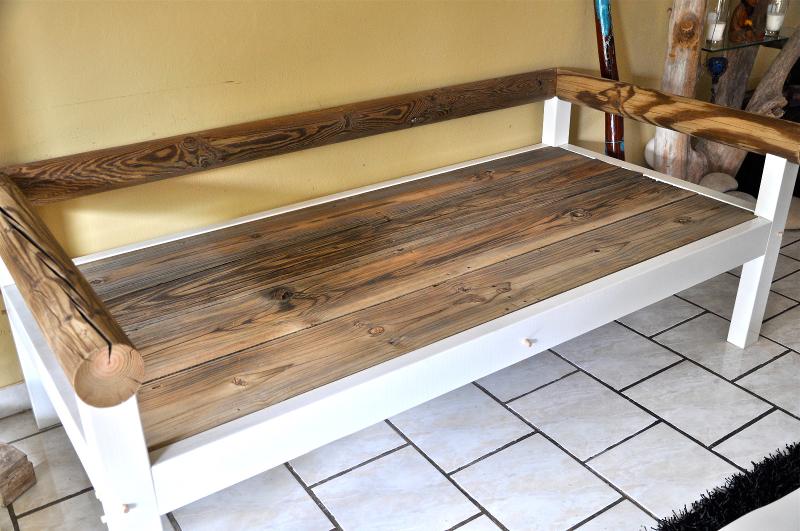 BANC BOIS RECYCLÉ LIGNE BOIS 974