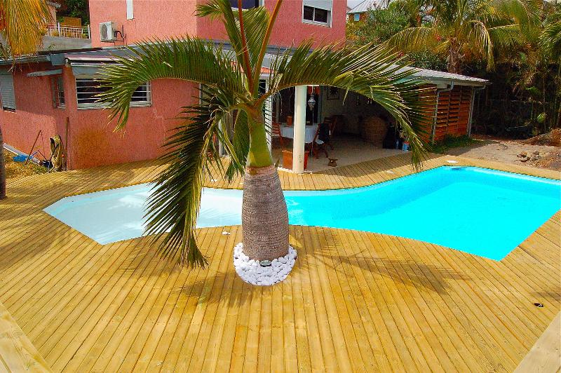 Encadrement Piscine Ligne Bois