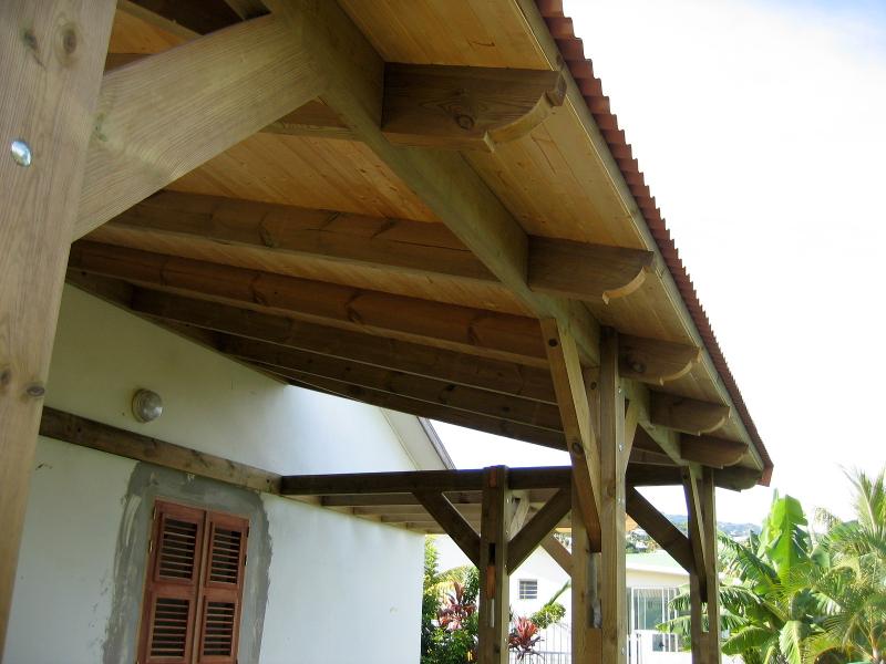 Auvent bois