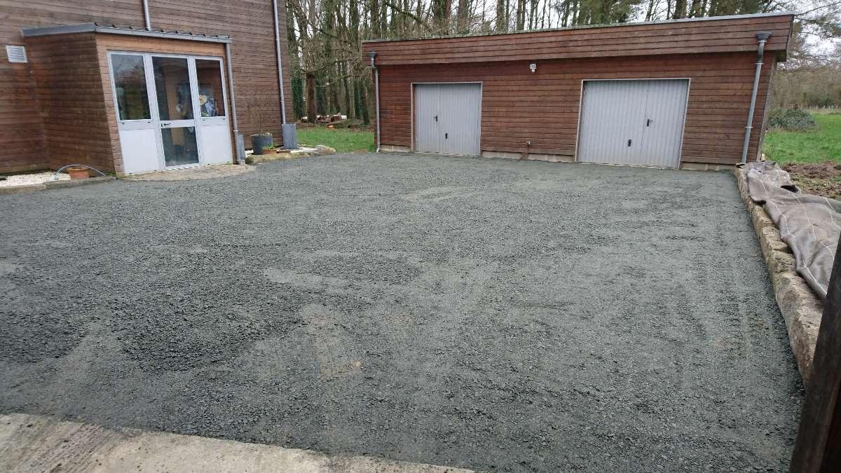 Graviers stabilisés