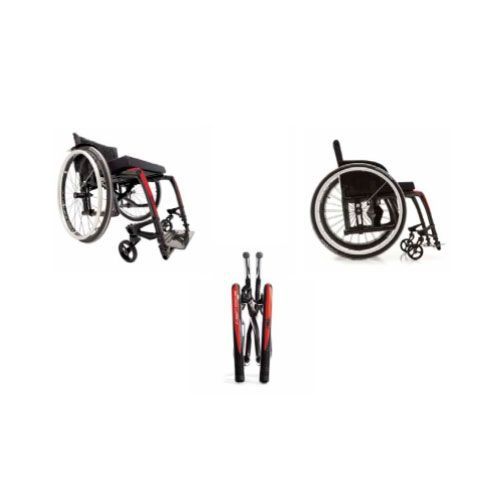 Silla de ruedas activa plegable de Carbono 'Veloce'