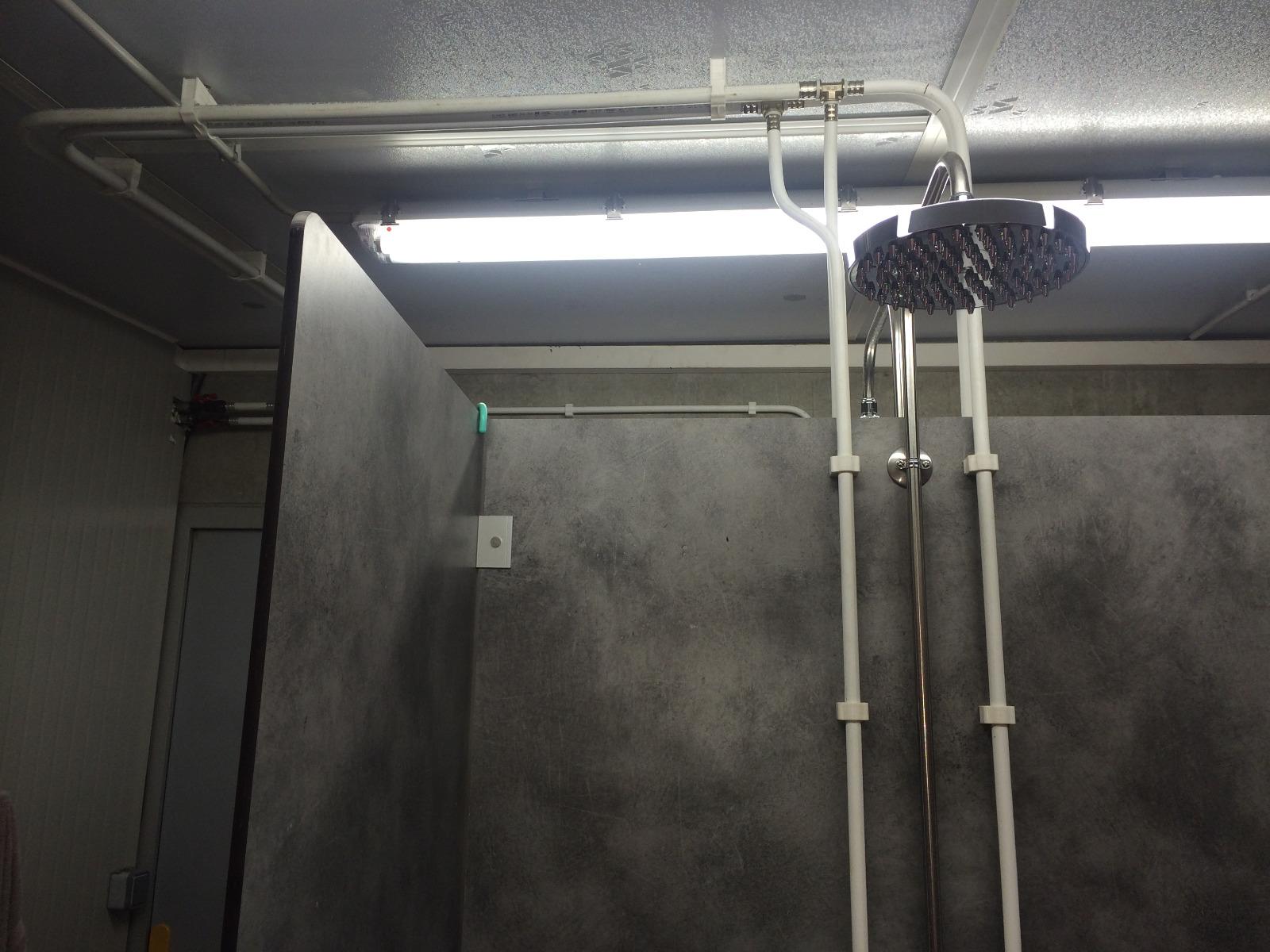 douche collective milieu professionnel