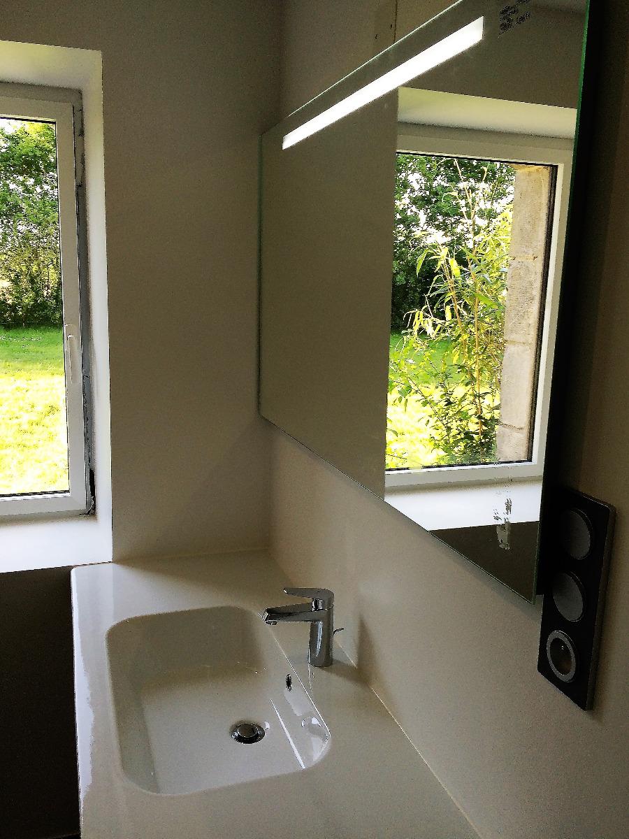 Meuble vasque + miroir