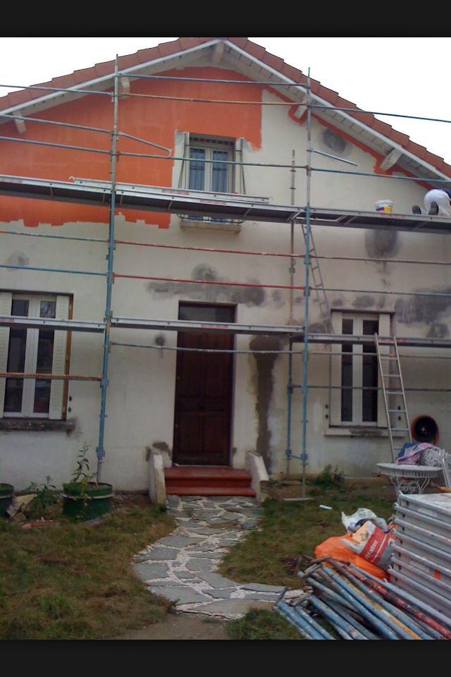 ravalement façade houilles