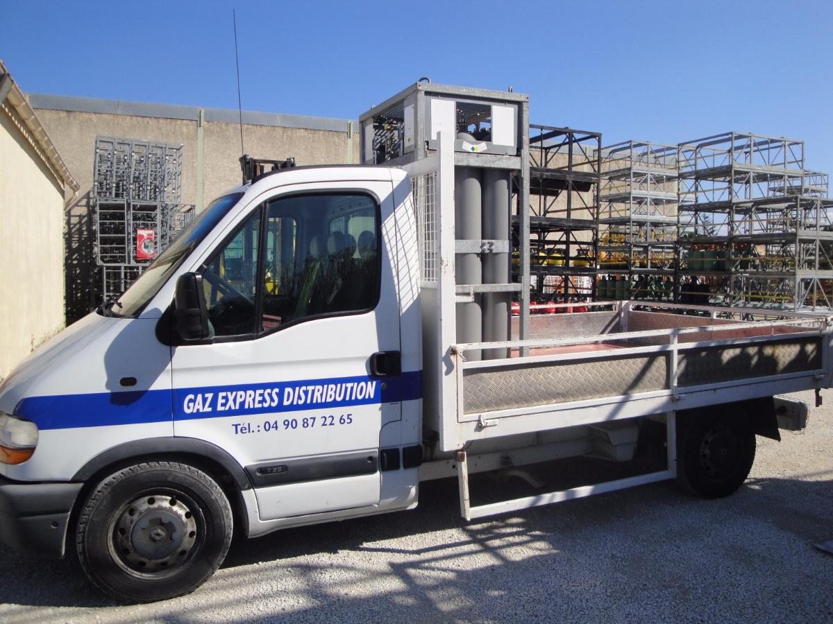 Camion transport de gaz Alimentaires