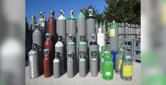 Bouteilles de gaz Industriel