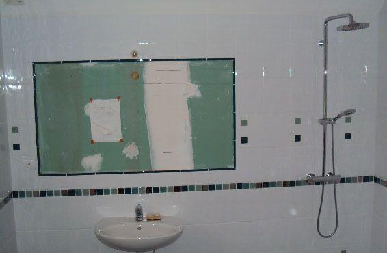 Avant pose de miroir