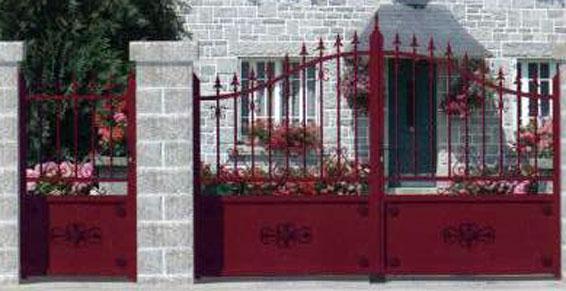 Portail, portillon et clôture en aluminium SA Godard à la Haye Malherbe