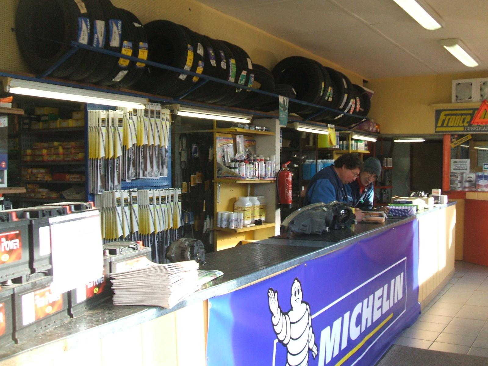 Le magasin de pièces détachées