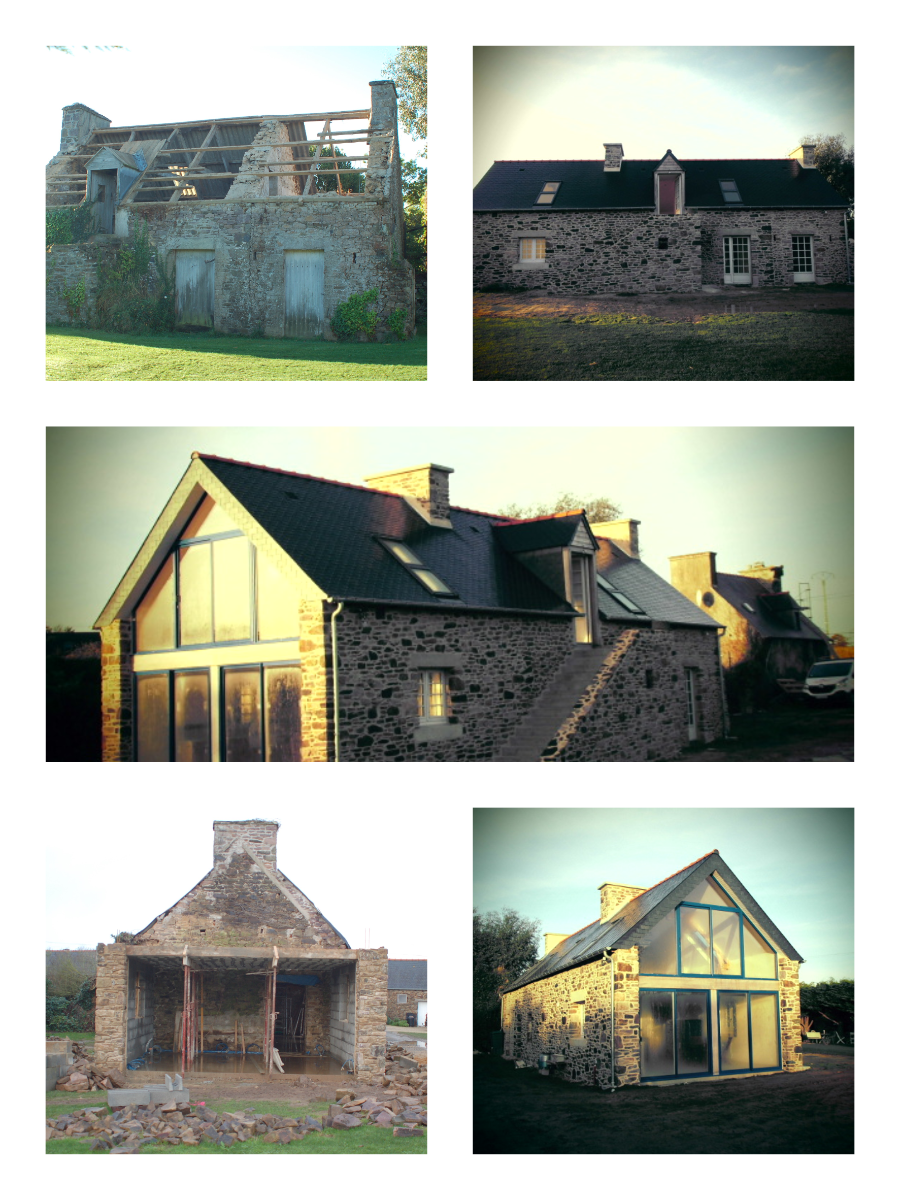 Maison en pierres rénovée