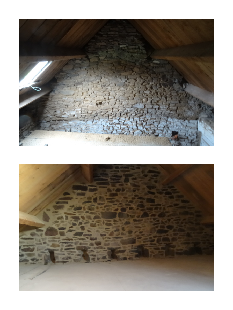 Jointoiement mur intérieur en pierre