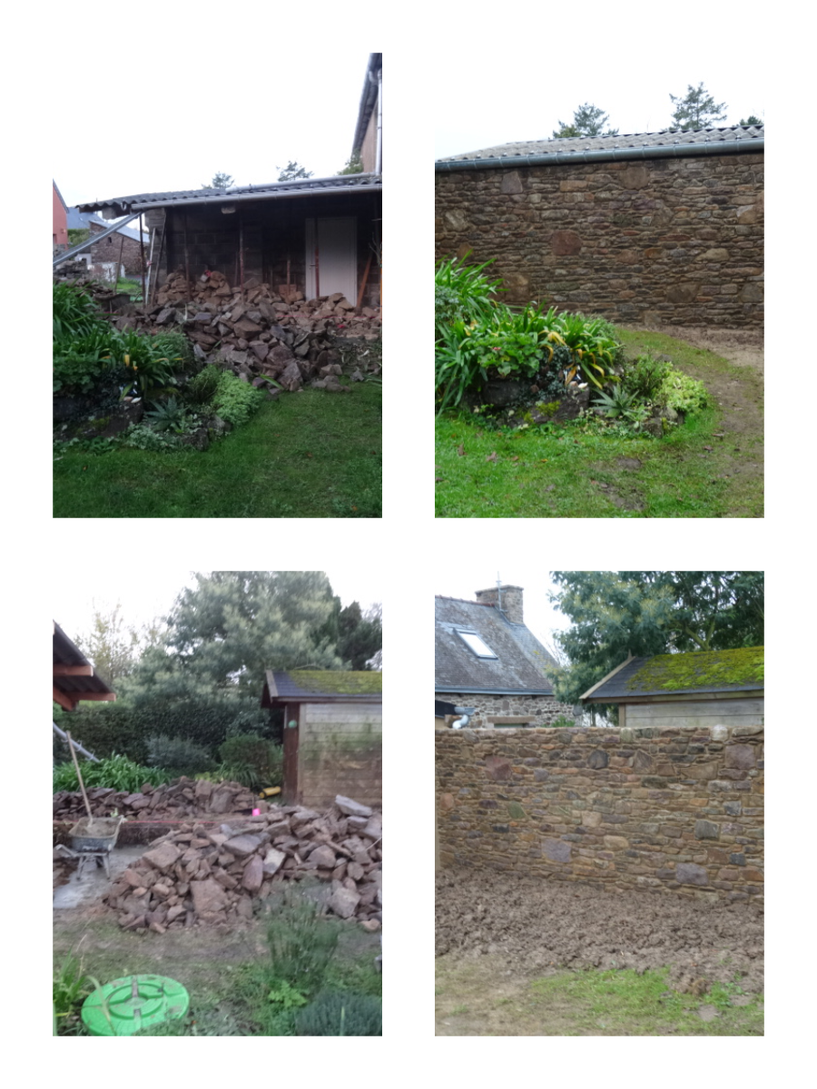 Mur intérieur de la maison