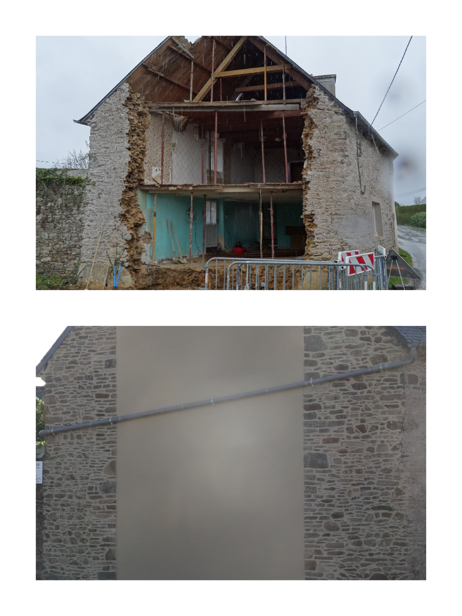 Réfection d'un pignon