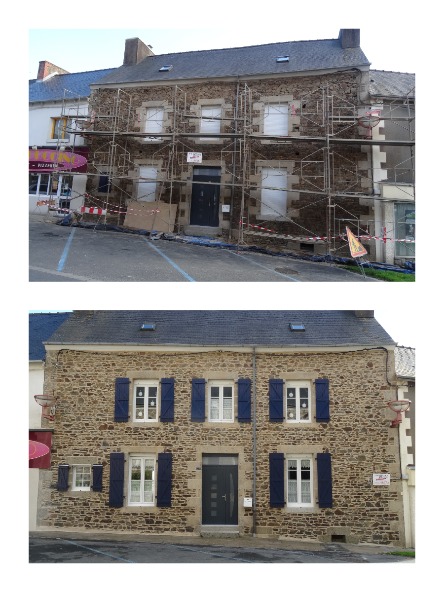 Réfection façade Plouha
