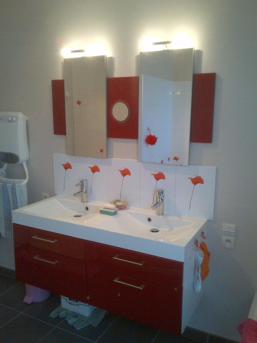 Tuyauterie lavabo double vasques