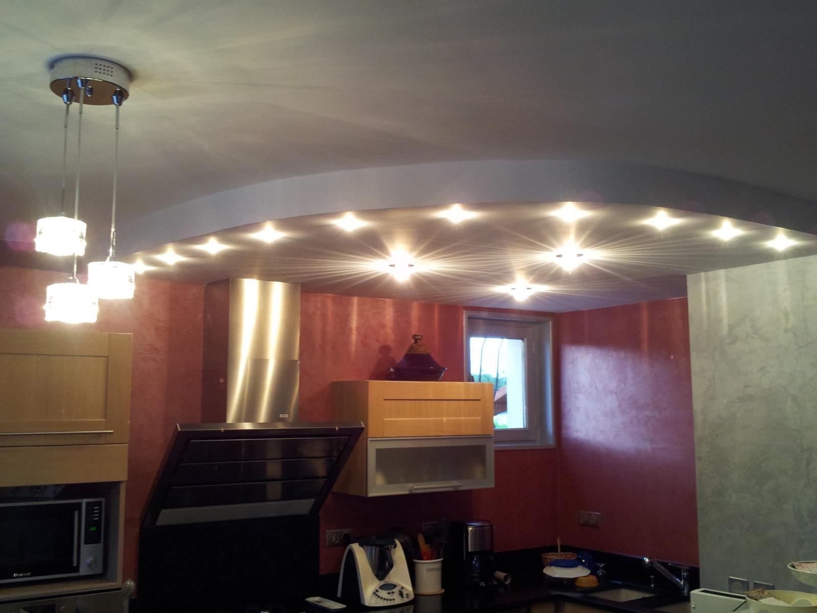 Eclairage plafond déco