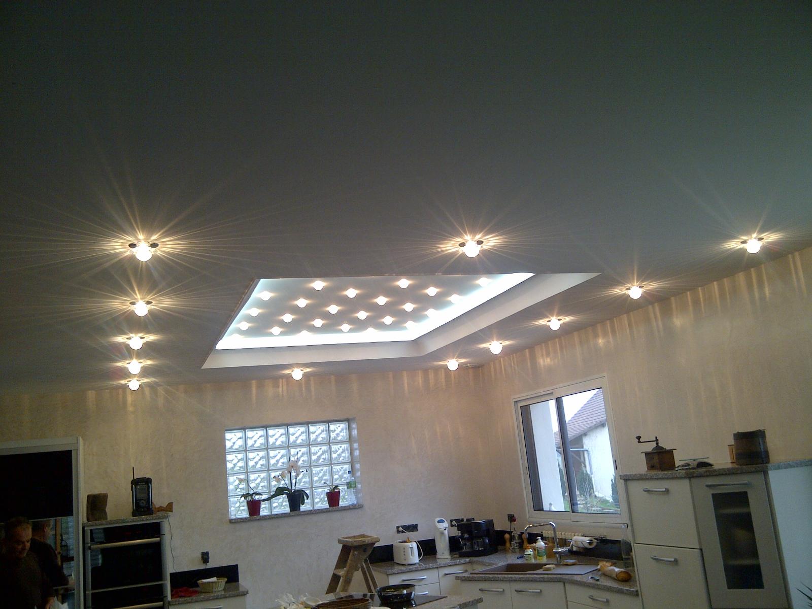 Eclairage plafond déco