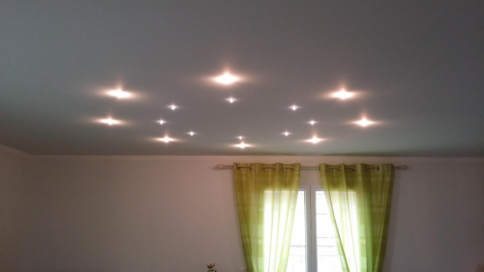 Eclairage plafond décoratif