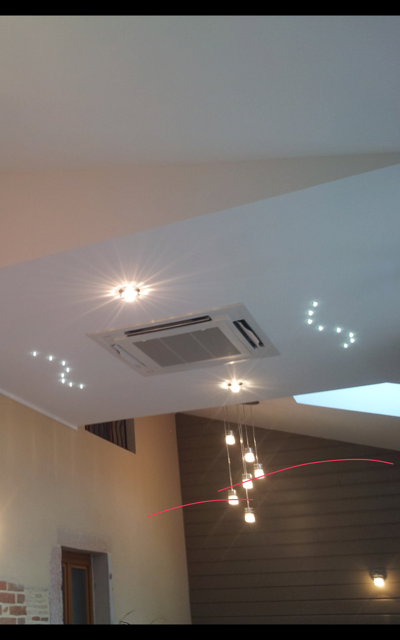 Eclairage plafond déco