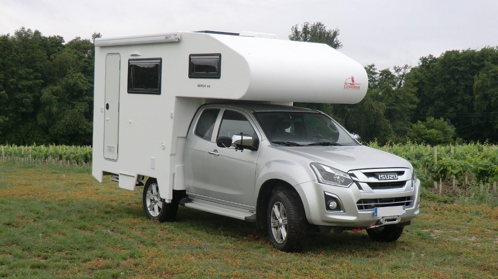 4x4 Pick-up Avec Cellule Camping Car Occasion www.clemensonamenagement.fr