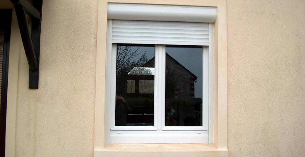 Volet roulant rénovation PVC blanc - Angers