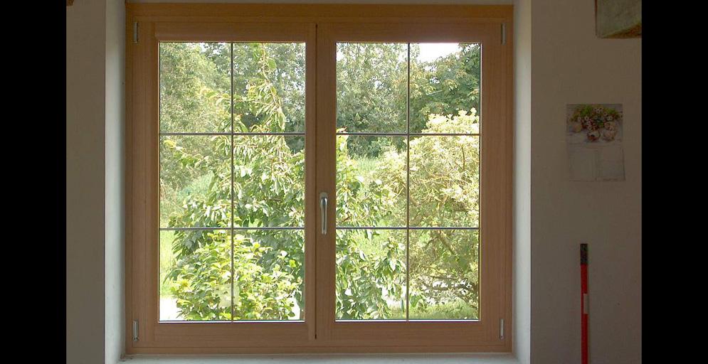 Fenêtre mixte ALU-BOIS vue intérieur - Beaulieu sur Layon
