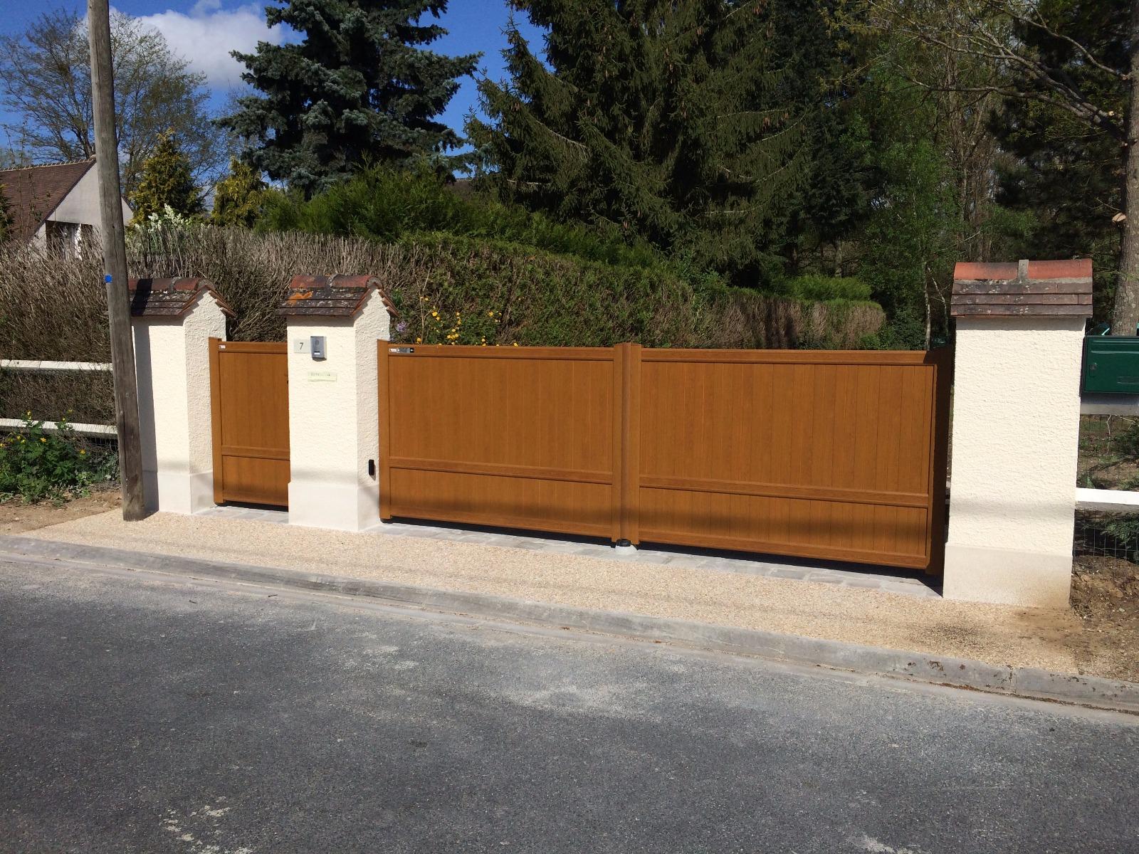 Fourniture et pose d'un portail - Après