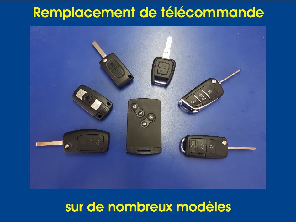 Remplacement de télécommande