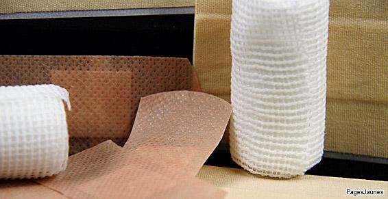 Soins à domicile, pansements