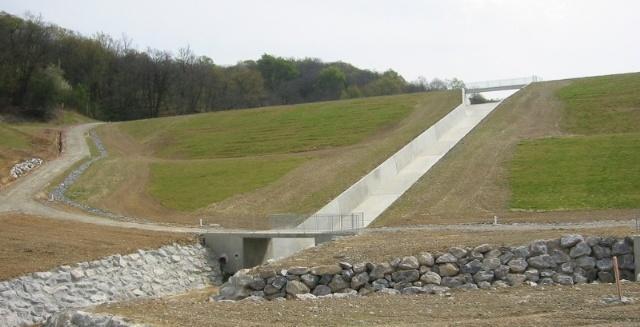 Digue de Lac-Montieux Travaux