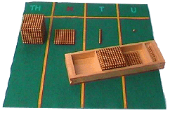 Montessori Material zum Rechnen