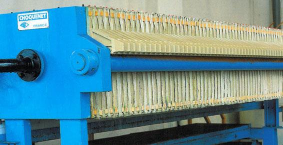 Traitement de surfaces - le filtre presse