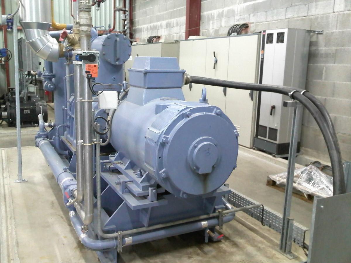 Moteur compresseur Centrale Vapeur EURALIS