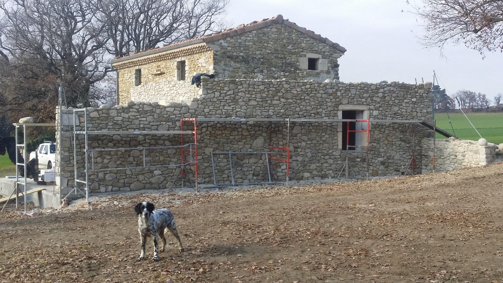 Charpente posée par Lantheaume multiservices à Valence, Drôme